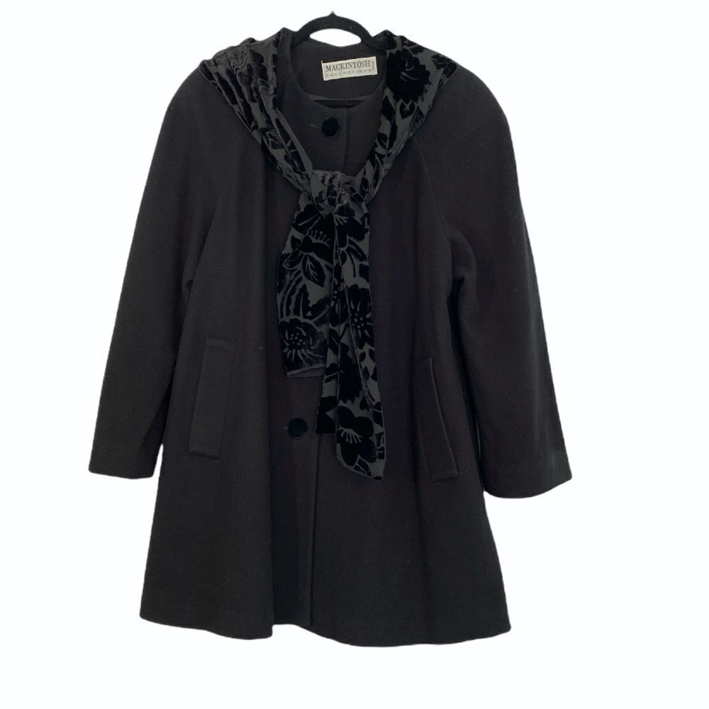Mackintosh Collections Women’s Black Wool Coat